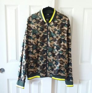 Mens Denim & Flower Ricky Singh Camo Jacket